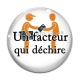 Cabochon Verre - un facteur qui déchire
