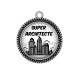 Pendentif Cabochon Argent - super architecte