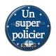 Cabochon Résine - un super policier