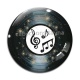 Cabochon Verre - disque musique