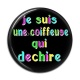 Cabochon Résine - je suis une coiffeuse qui déchire