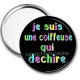 Miroir de poche - je suis une coiffeuse qui déchire