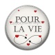 Cabochon Résine - pour la vie