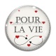 Cabochon Verre - pour la vie