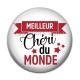 Cabochon Résine - meilleur chéri du monde