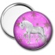 Miroir de poche - licorne