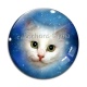 Cabochon Verre - chat