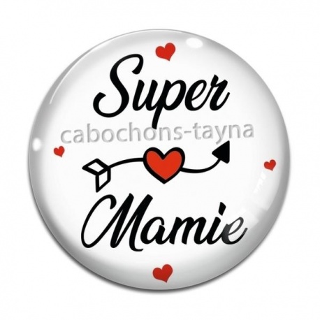 Cabochon Verre - super mamie