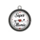 Pendentif Cabochon Argent - super mamie