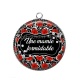 Pendentif Cabochon Argent - une mamie formidable