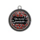Pendentif Cabochon Argent - une mamie formidable