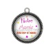 Pendentif Cabochon Argent - notre mamie elle est géniale