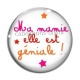 Cabochon Verre - ma mamie elle est géniale