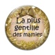 Cabochon Verre - la plus gentille des mamies