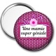 Miroir de poche - une mamie super géniale