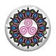 Cabochon Verre - mandala