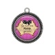 Pendentif Cabochon Argent - je suis une mamie géniale