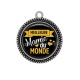 Pendentif Cabochon Argent - meilleur mamie du monde