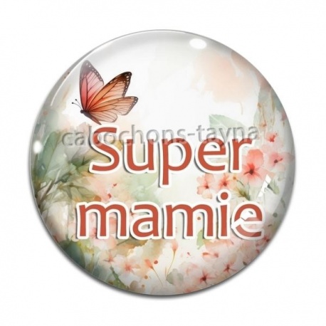 Cabochon Verre - super mamie