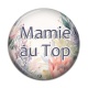 Cabochon Résine - mamie au top