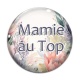 Cabochon Verre - mamie au top