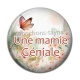 Cabochon Résine - une mamie géniale
