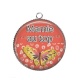 Pendentif Cabochon Argent - mamie au top