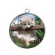 Pendentif Cabochon Argent - chaton