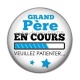 Cabochon Résine - grand père en cours