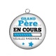 Pendentif Cabochon Argent - grand père en cours