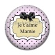Cabochon Résine - je t'aime mamie