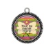 Pendentif Cabochon Argent - pour ma mamie chérie