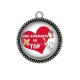 Pendentif Cabochon Argent - aide soignante au top