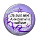Cabochon Résine - je suis une aide soignante magique