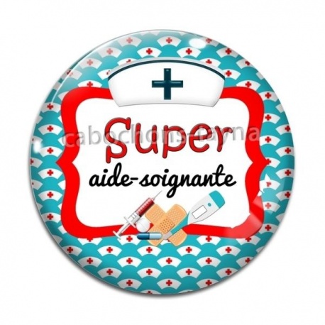 Cabochon Verre - super aide soignante