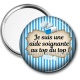 Miroir de poche - je suis une aide soignante au top du top