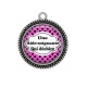 Pendentif Cabochon Argent - une aide soignante qui déchire
