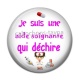 Cabochon Résine - je suis une aide soignante qui déchire