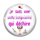 Cabochon Verre - je suis une aide soignante qui déchire