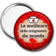 Miroir de poche - la meilleure aide soignante du monde