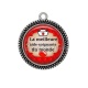 Pendentif Cabochon Argent - la meilleure aide soignante du monde