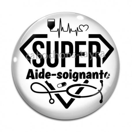 Cabochon Verre - super aide soignante