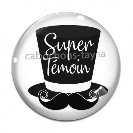 Cabochon Verre - super témoin