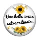 Cabochon Verre - une belle soeur extraordinaire
