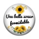 Cabochon Résine - une belle s?ur formidable