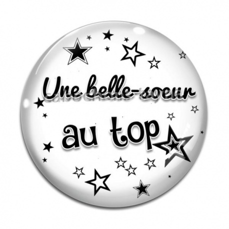 Cabochon Verre - une belle soeur au top
