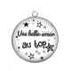 Pendentif Cabochon Argent - une belle soeur au top