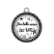 Pendentif Cabochon Argent - une belle soeur au top