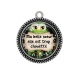 Pendentif Cabochon Argent - ma belle soeur elle est trop chouette