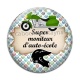 Cabochon Verre - super moniteur d'auto école